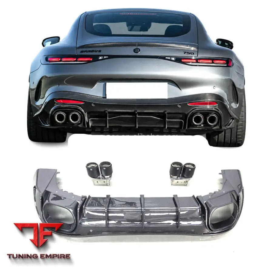 MERCEDES BENZ AMG GT63S GT50 C192 2 DOORS CARBON FIBER REAR BUMPER DIFFUSER