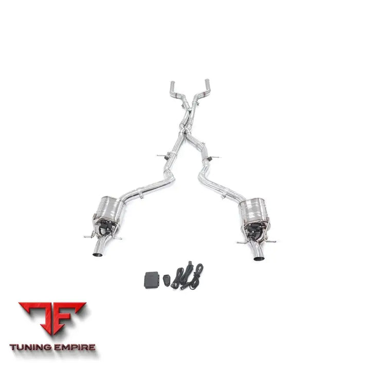 MERCEDES BENZ AMG GT63S X290 STAINLESS STEEL CATBACK RAZOR EXHAUST WITH MUFFLER VALVE