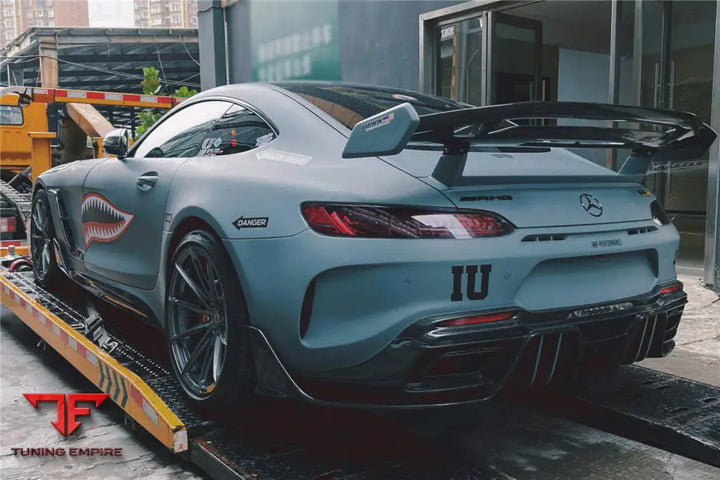 MERCEDES BENZ AMG GTC IMPII PART CARBON FIBER REAR BUMPER WITH EXHASUST TIPS BSD