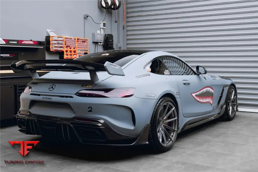 MERCEDES BENZ AMG GTC IMPII PART CARBON FIBER REAR BUMPER WITH EXHASUST TIPS BSD