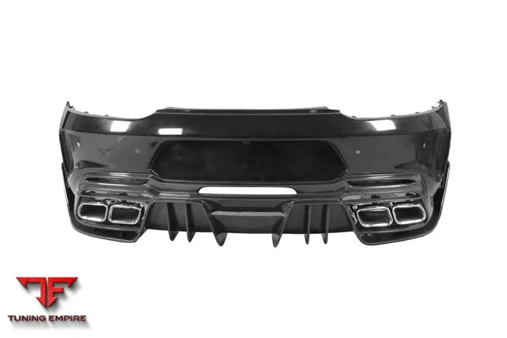 MERCEDES BENZ AMG GTC IMPII PART CARBON FIBER REAR BUMPER WITH EXHASUST TIPS BSD