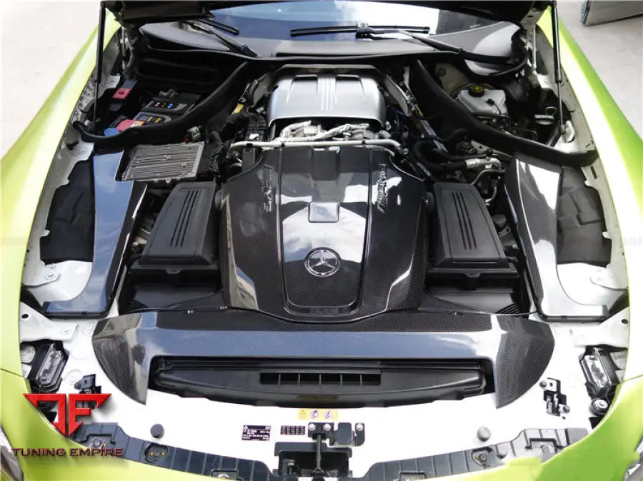 MERCEDES BENZ AMG GTGTS AUTOCLAVE CARBON FIBER ENGINE COVER REPLACEMENT BSD