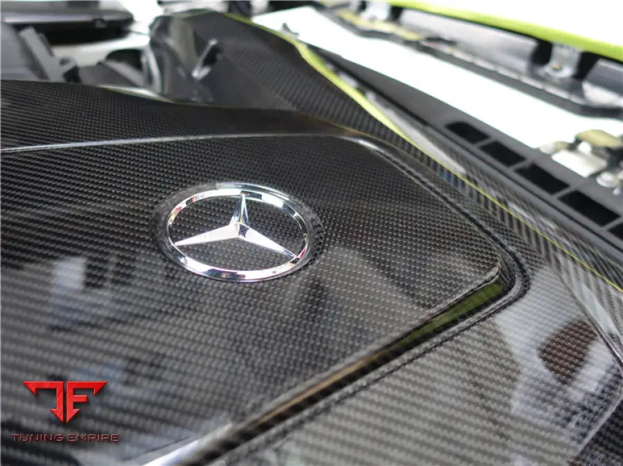 MERCEDES BENZ AMG GTGTS AUTOCLAVE CARBON FIBER ENGINE COVER REPLACEMENT BSD