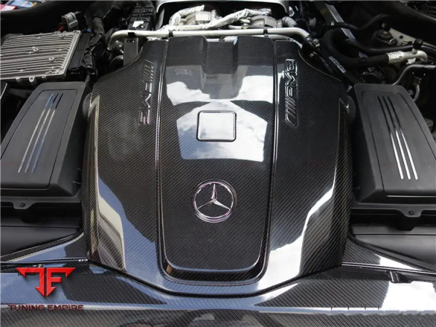 MERCEDES BENZ AMG GTGTS AUTOCLAVE CARBON FIBER ENGINE COVER REPLACEMENT BSD