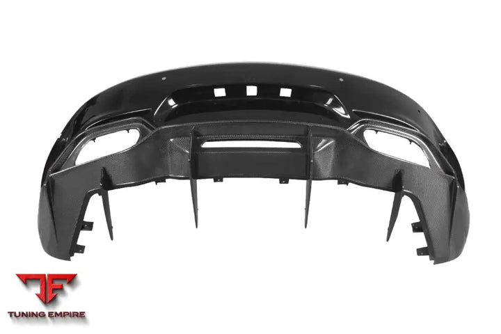 MERCEDES BENZ AMG GTGTS IMP PERFORMANCE PARTIAL CARBON FIBER REAR BUMPER W DIFFUSER BSD