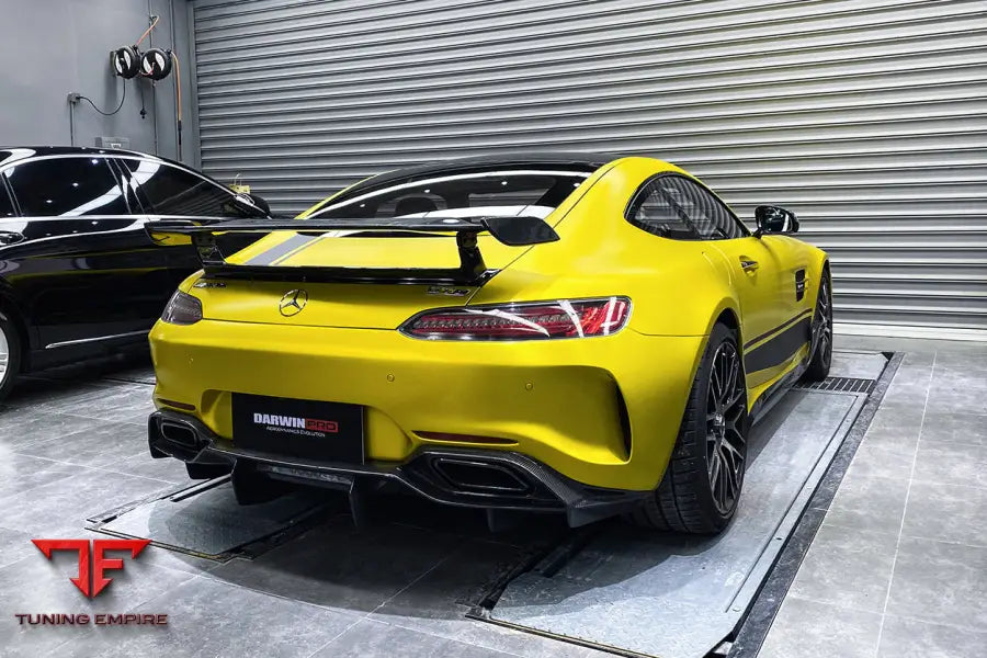 MERCEDES BENZ AMG GTGTS IMP PERFORMANCE PARTIAL CARBON FIBER REAR BUMPER W DIFFUSER BSD