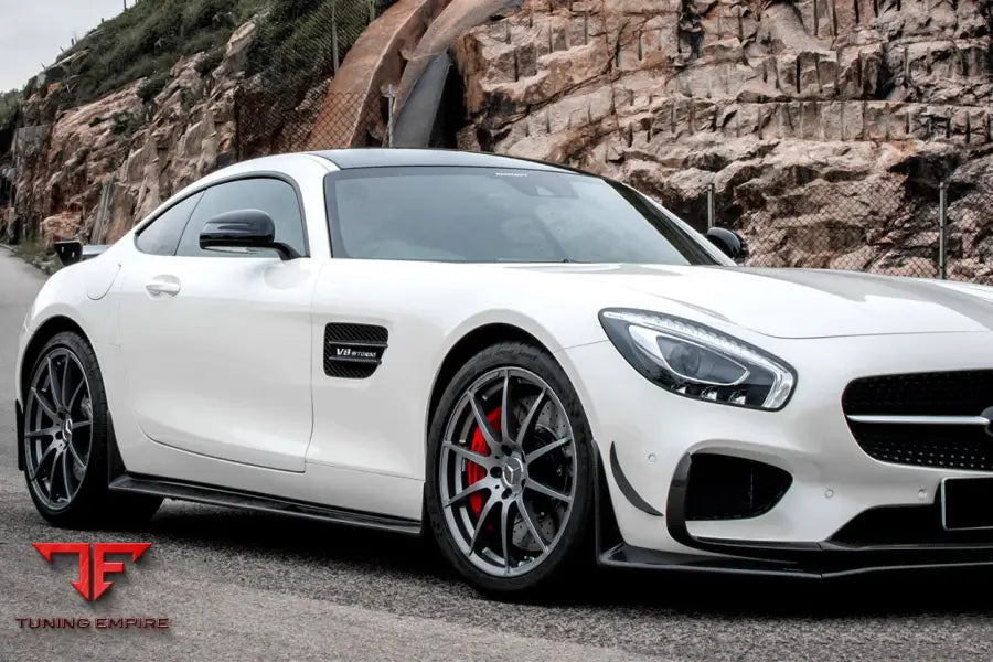 MERCEDES BENZ AMG GTGTS RS STYLE CARBON FIBER FRONT CANARDS BSD