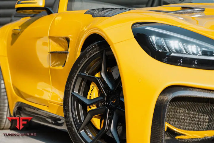 MERCEDES BENZ AMG GTGTSGTCGTR BK STYLE PARTIAL CARBON FIBER FRONT FENDER BSD
