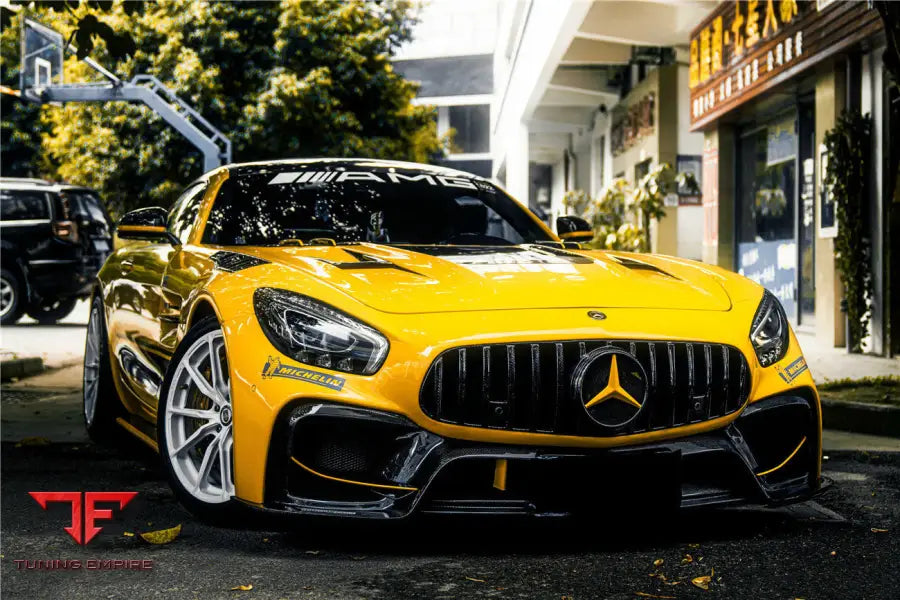 MERCEDES BENZ AMG GTGTSGTCGTR BK STYLE PARTIAL CARBON FIBER FRONT FENDER BSD