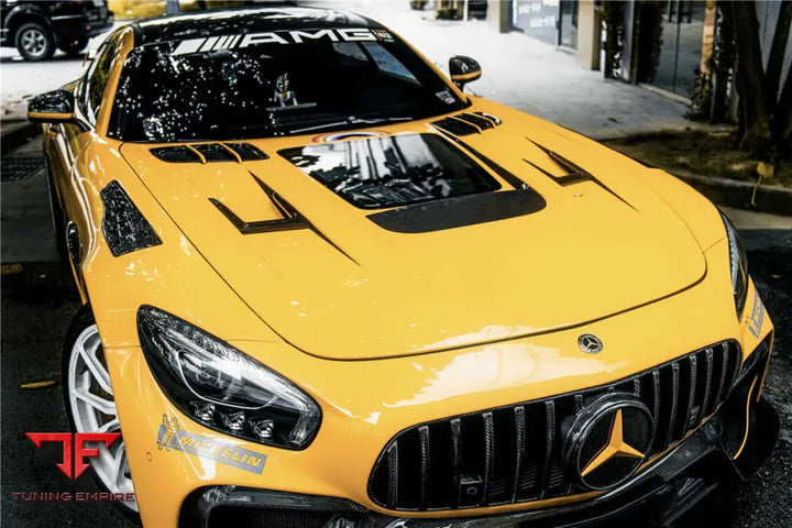 MERCEDES BENZ AMG GTGTSGTCGTR BK STYLE PARTIAL CARBON FIBER FRONT FENDER BSD