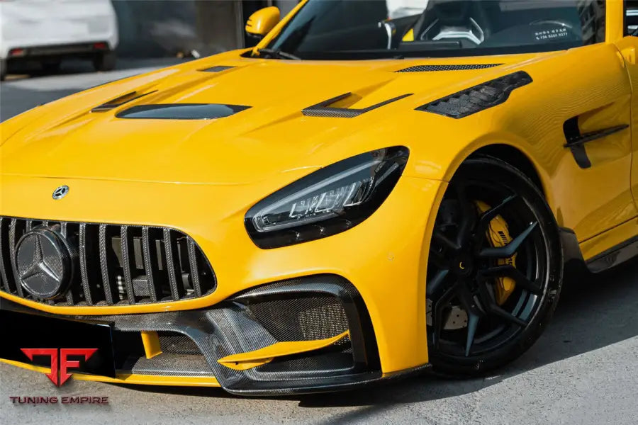 MERCEDES BENZ AMG GTGTSGTCGTR BK STYLE PARTIAL CARBON FIBER FRONT FENDER BSD