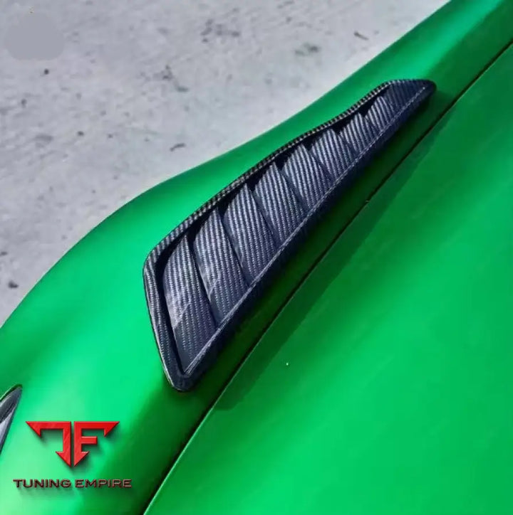 MERCEDES BENZ AMG GTR CARBON FIBER HOOD SPLITTER