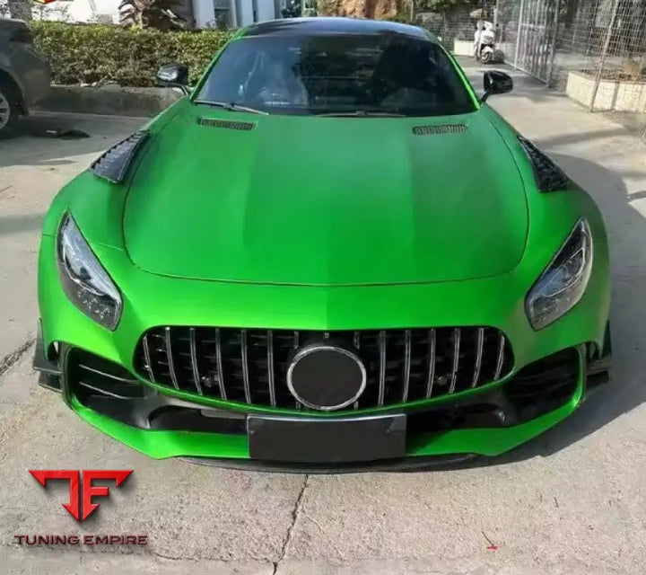 MERCEDES BENZ AMG GTR CARBON FIBER HOOD SPLITTER