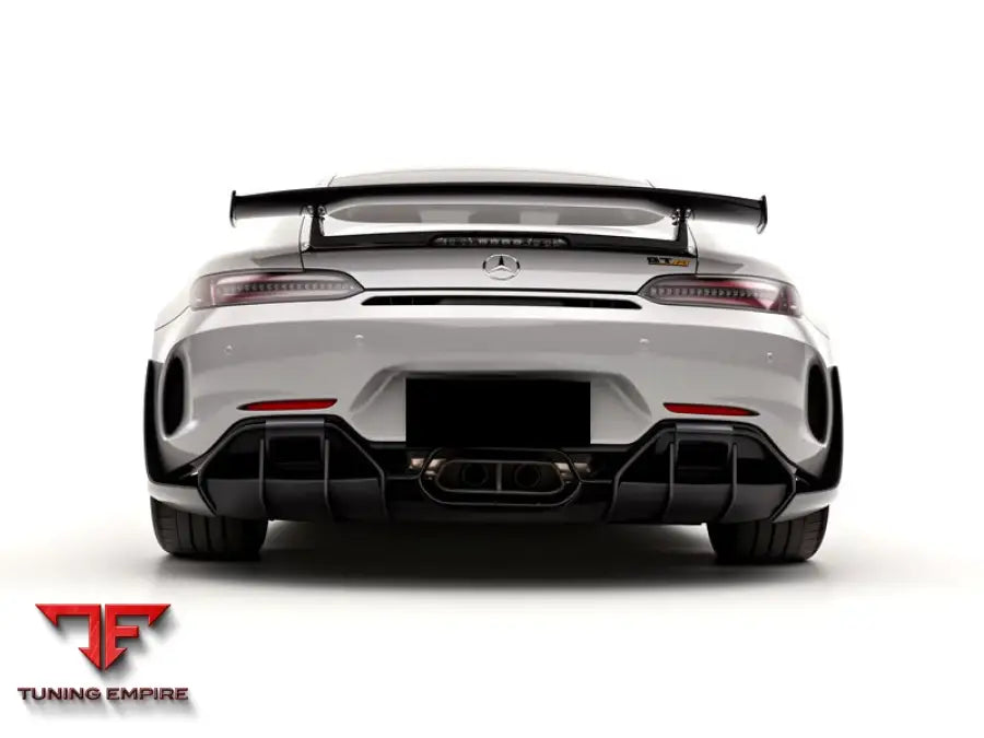 MERCEDES BENZ AMG GTR UPGRADE GTR PRO CARBON FIBER BUMPER SIDE CANARDS DIFFUSER WRAP ANGLE