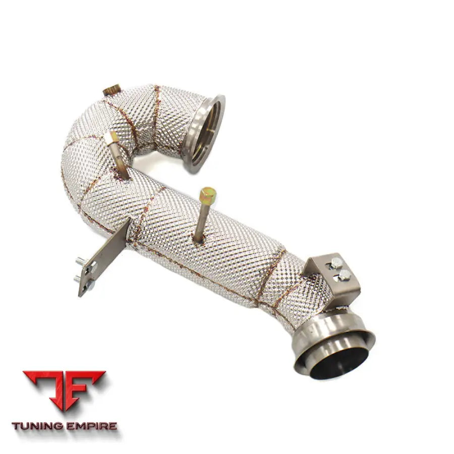 MERCEDES BENZ C-CLASS C300E W206 RAZOR EXHAUST DOWNPIPE WITH HEAT SHIELD