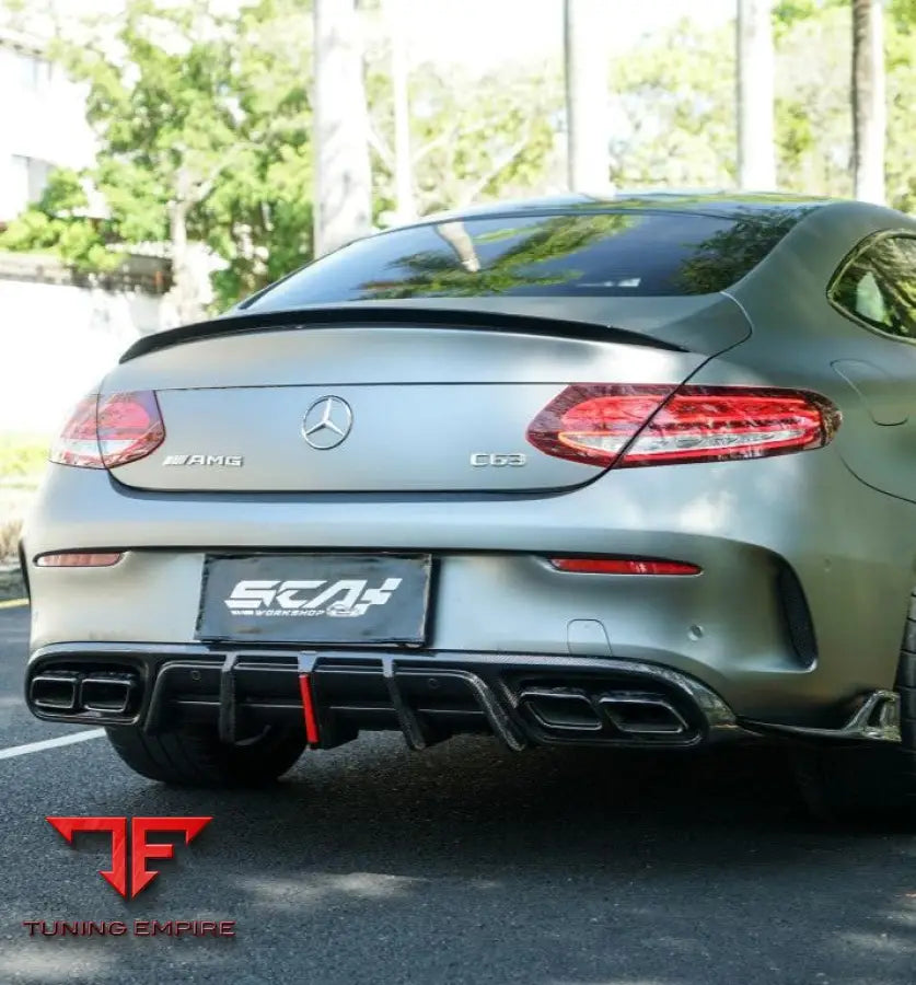 MERCEDES-BENZ C-CLASS C63/S AMG W205 COUPE AE REAR DIFFUSER & CANARDS