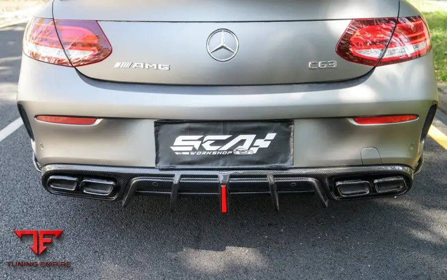 MERCEDES-BENZ C-CLASS C63/S AMG W205 COUPE AE REAR DIFFUSER & CANARDS