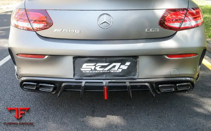 MERCEDES-BENZ C-CLASS C63/S AMG W205 COUPE AE REAR DIFFUSER & CANARDS