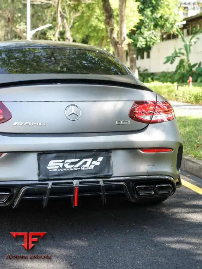MERCEDES-BENZ C-CLASS C63/S AMG W205 COUPE AE REAR DIFFUSER & CANARDS