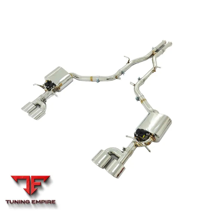 MERCEDES BENZ C-CLASS C63 W204 STAINLESS STEEL CATBACK RAZOR EXHAUST WITH MUFFLER VALVE