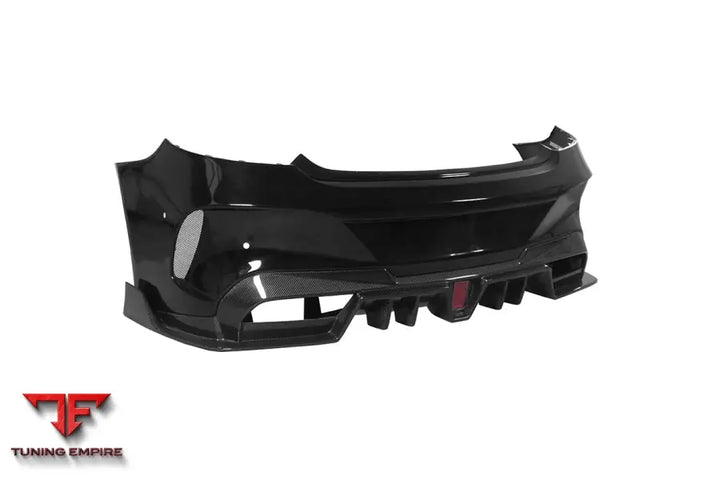 MERCEDES-BENZ C-CLASS COUPE IMP PERFORMANCE PARTIAL CARBON FIBER REAR BUMPER BSD
