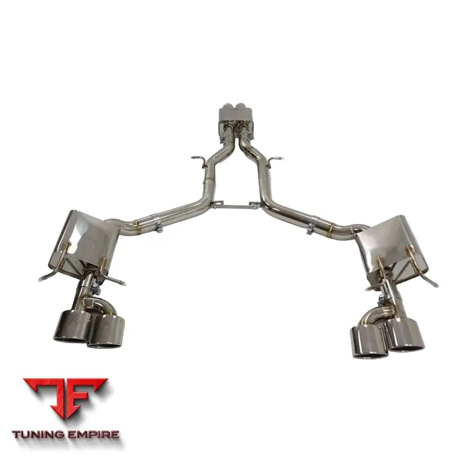 MERCEDES BENZ C-CLASS W204 C63 6.2T STAINLESS STEEL CATBACK RAZOR EXHAUST WITH MUFFLER VALVE