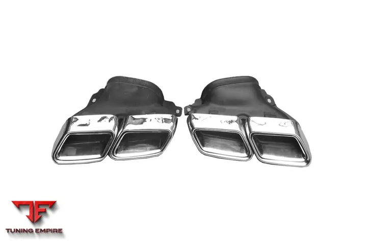 MERCEDES BENZ C CLASS W204 P STYLE REAR BUMPER WITH EXHAUST TIPS BSD