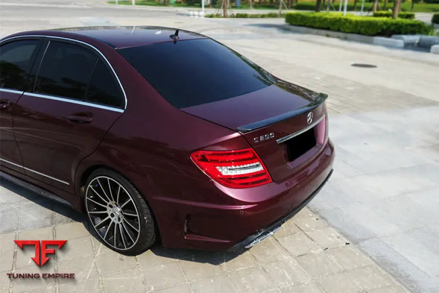 MERCEDES-BENZ C-CLASS W204 SEDAN TRUNK SPOILER BSD