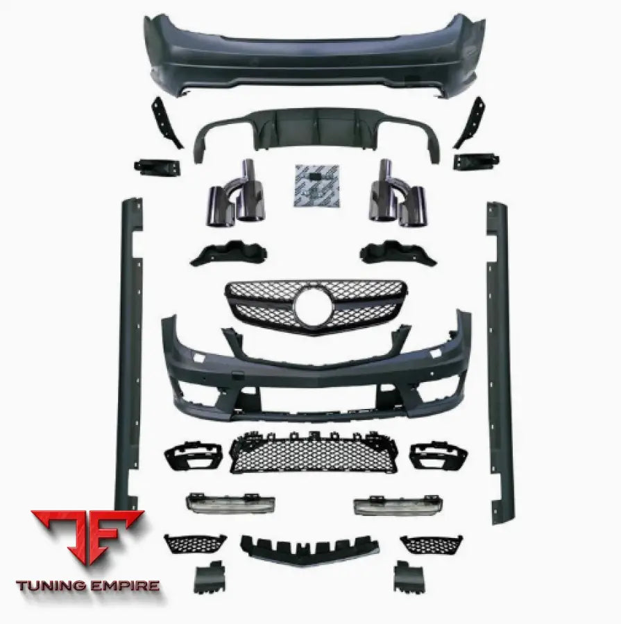 MERCEDES BENZ C CLASS W204 UPGRADE TO C63 AMG BODY KIT