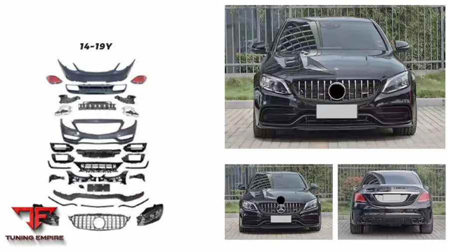 MERCEDES BENZ C-CLASS W205 4D C63 AMG STYLE (OLD TO NEW)