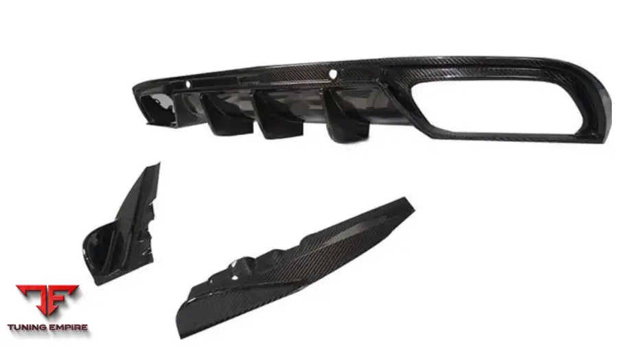 MERCEDES-BENZ C CLASS W205 C43 COUPE AMG CARBON FIBER REAR DIFFUSER 2019-2023Y