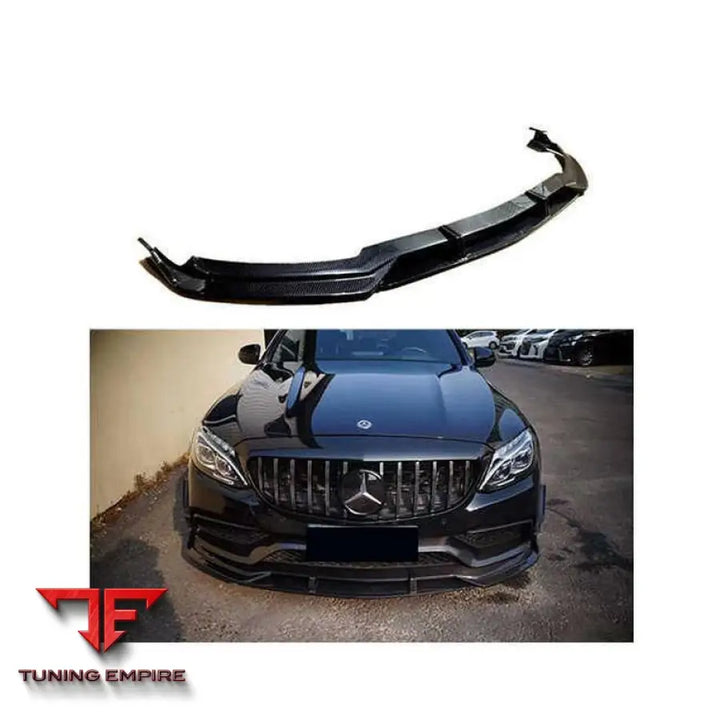 MERCEDES BENZ C-CLASS W205 C63/C63S SEDAN CARBON FIBER FRONT LIP