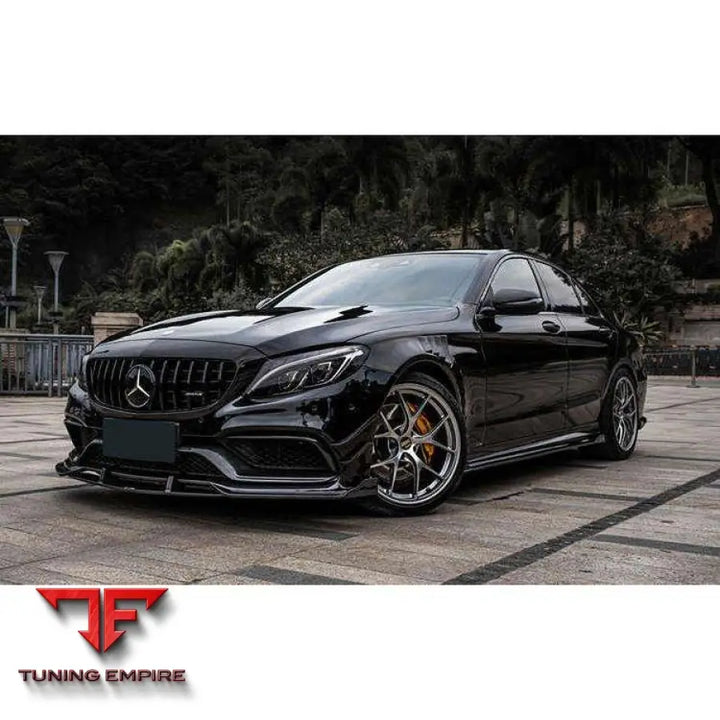 MERCEDES BENZ C-CLASS W205 C63/C63S SEDAN CARBON FIBER FRONT LIP