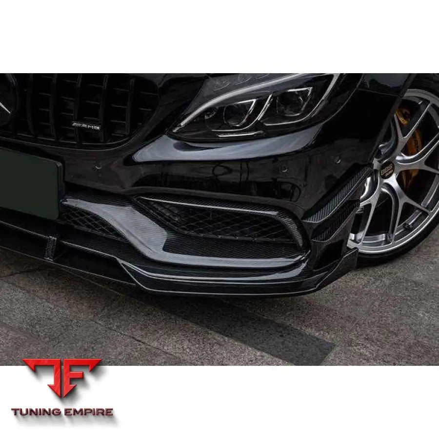MERCEDES BENZ C-CLASS W205 C63/C63S SEDAN CARBON FIBER FRONT LIP