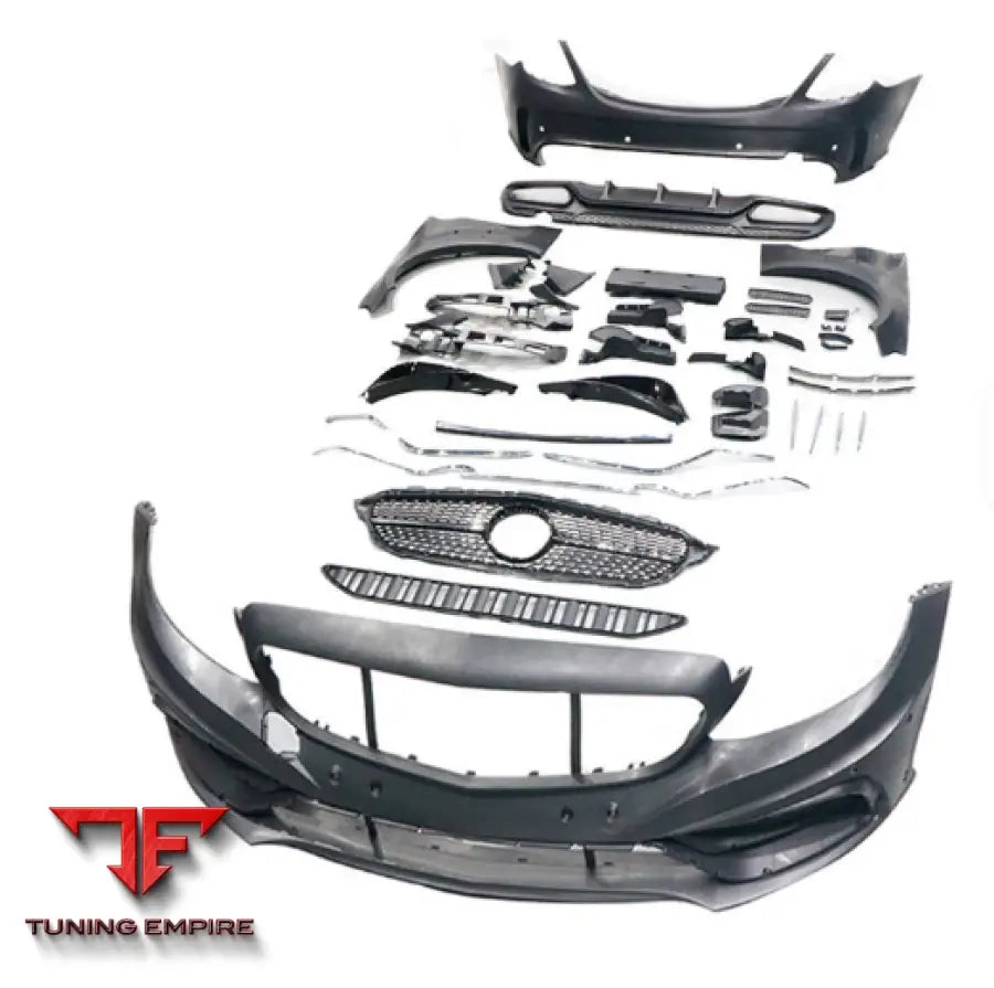 MERCEDES BENZ C CLASS W205 CARBON FIBER PARTS
