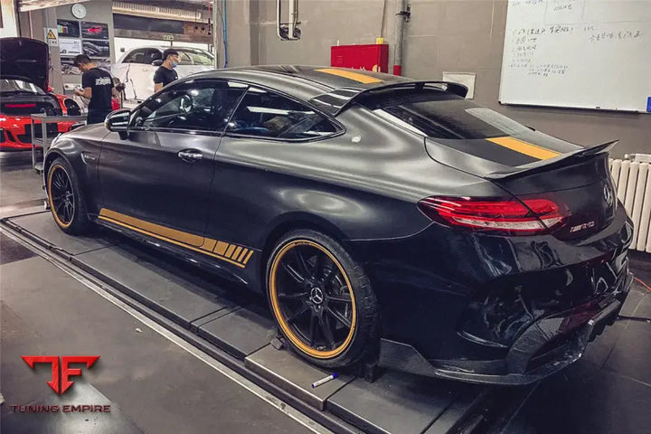 MERCEDES-BENZ C-CLASS W205 COUPE IMP PERFORMANCE CARBON FIBER ROOF SPOILER BSD