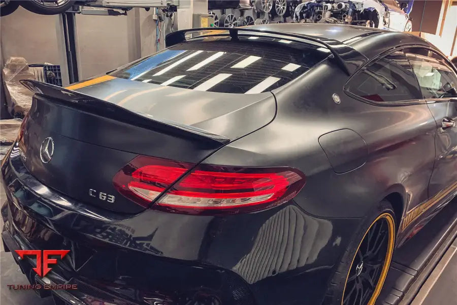 MERCEDES-BENZ C-CLASS W205 COUPE IMP PERFORMANCE CARBON FIBER ROOF SPOILER BSD