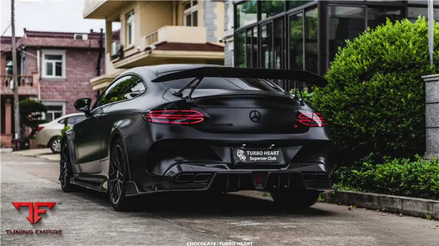MERCEDES-BENZ C-CLASS W205 COUPE IMP PERFORMANCE CARBON FIBER TRUNK SPOILER BSD