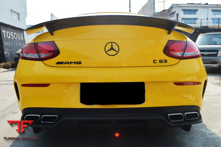 MERCEDES-BENZ C-CLASS W205 COUPE RT-II STYLE TRUNK SPOILER BSD