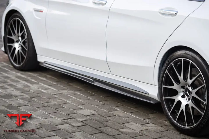 MERCEDES-BENZ C-CLASS W205 SEDAN PS STYLE SIDE SKIRTS BSD