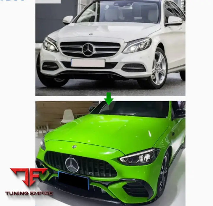 MERCEDES BENZ C CLASS W205 UPGRADE TO W206 C63 AMG BODY KIT