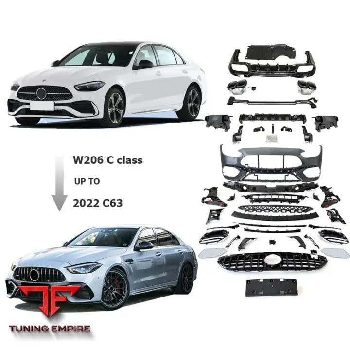 MERCEDES BENZ C CLASS W206 C63 BODY KIT