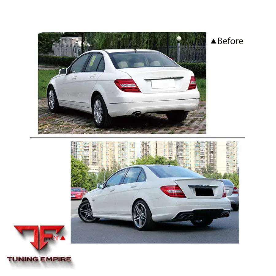 MERCEDES-BENZ C (W204) UPGRADE TO C63 AMG BODY KIT 2006-2013Y