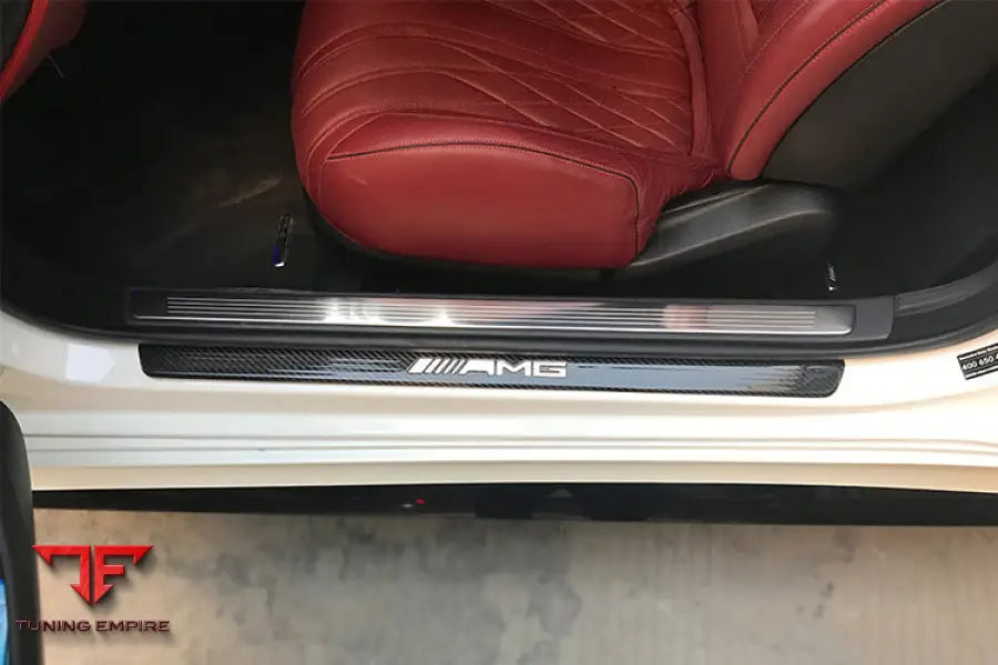 MERCEDES-BENZ C217 S63 S65 AMG COUPE AUTOCLAVE CARBON FIBER DOOR SILLS STEPS COVER BSD