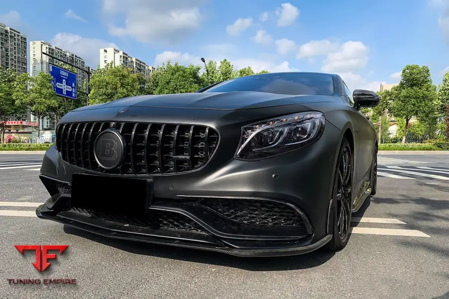 MERCEDES-BENZ C217 S63 & S65 AMG COUPE CARBON FIBER FRONT BUMPER CENTER TRIM BSD