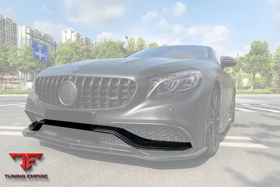MERCEDES-BENZ C217 S63 & S65 AMG COUPE CARBON FIBER FRONT BUMPER CENTER TRIM BSD