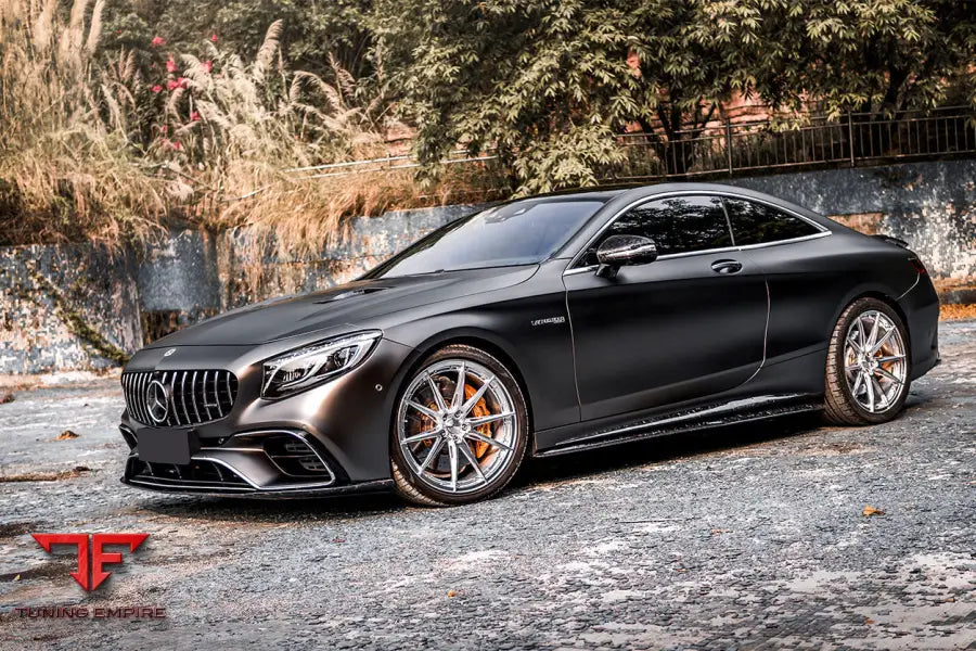 MERCEDES-BENZ C217 S63 & S65 AMG COUPE BKSS STYLE CARBON FIBER FRONT LIP BSD