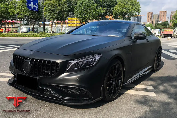 MERCEDES-BENZ C217 S63 S65 AMG COUPE BKSS STYLE CARBON FIBER FRONT LIP BSD