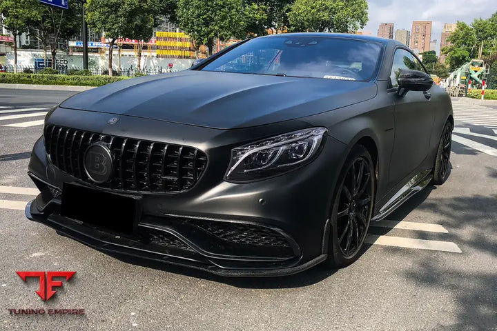MERCEDES-BENZ C217 S63 S65 AMG COUPE BKSS STYLE CARBON FIBER FRONT LIP BSD
