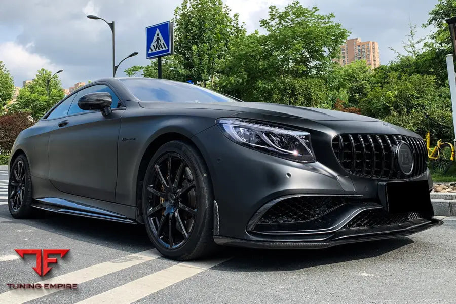 MERCEDES-BENZ C217 S63 S65 AMG COUPE BKSS STYLE CARBON FIBER FRONT LIP BSD